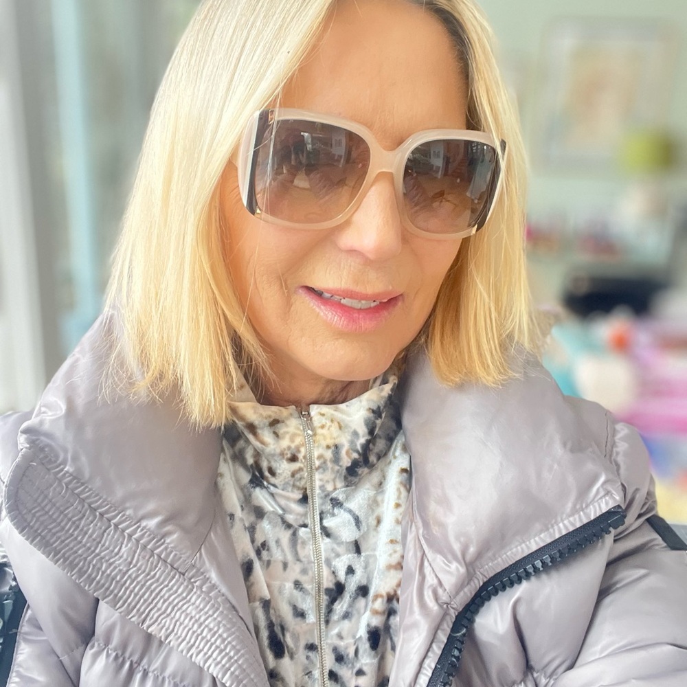 Salvatore Ferragamo Cream Sunglasses